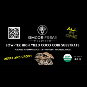 Ready to Inoculate Commercial Coco Coir Substrate Bags